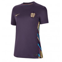 Camiseta Inglaterra Segunda Equipación Replica Eurocopa 2024 para mujer mangas cortas